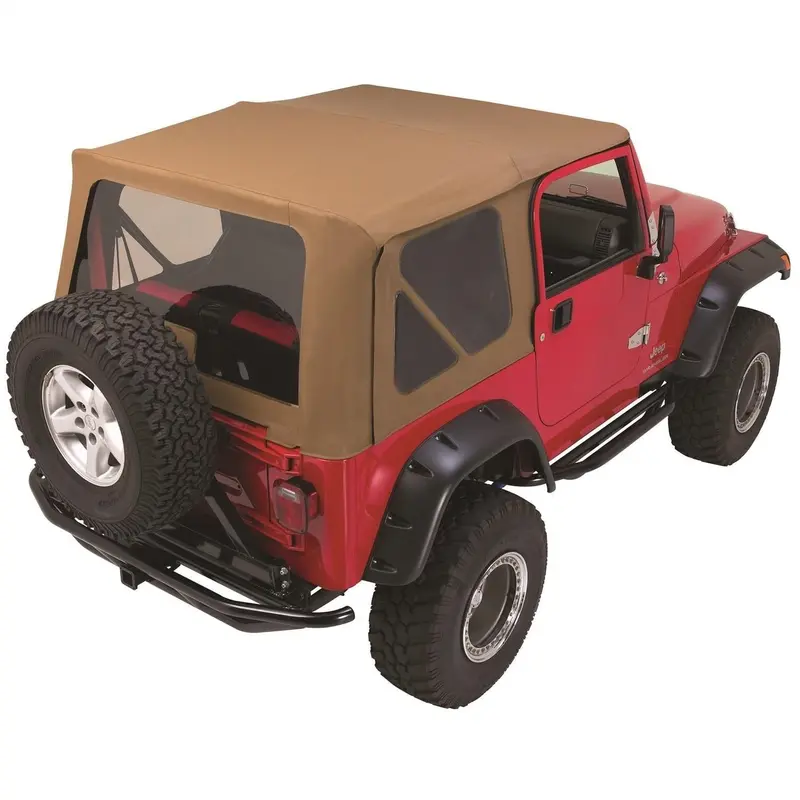 Rampage 68317 Full Soft Top Kit With Removable Soft Upper Doors – Spice Color 1