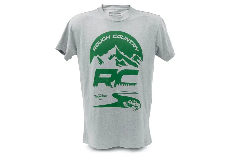 Rough Country Rc Mountains Graphic T-Shirt – Gray, Size 3Xl 1