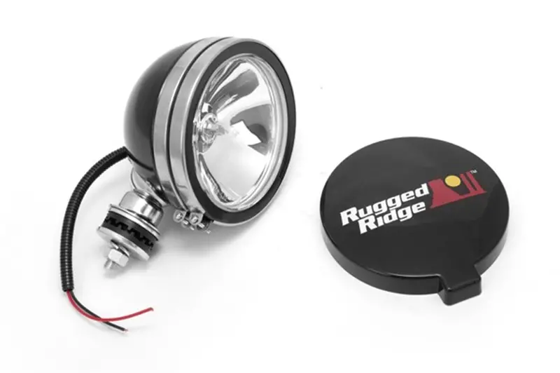 Rugged Ridge 15207.01 Off-Road Round Led Light – 6", 100W, Black Housing 1