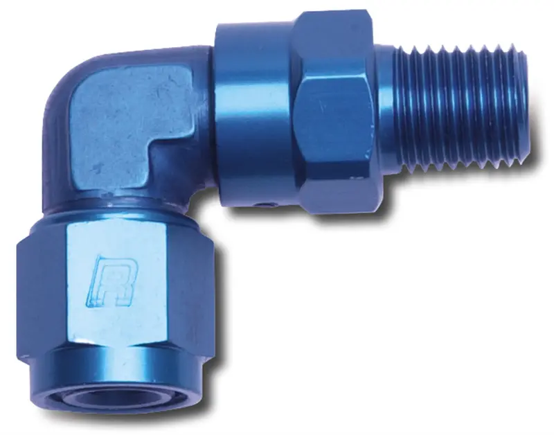 Russell 614010 90-Degree An-To-Npt Swivel Adapter – Female An To Male Npt 1
