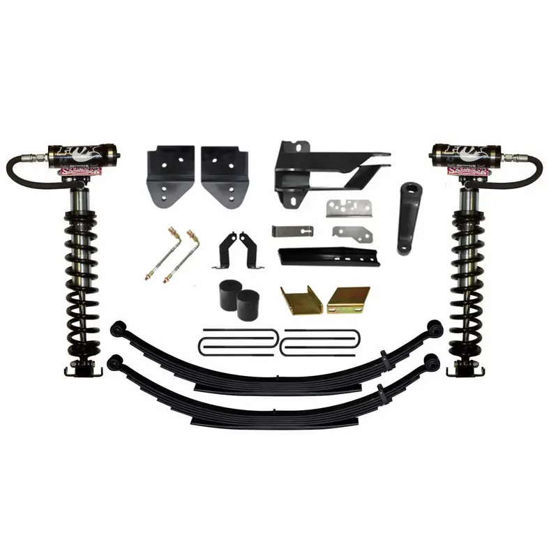 Skyjacker F1761Lsks 6-Inch Suspension Lift Kit – Includes Coilovers, Track Bar, Radius Arms, Steering Stabilizer, Brake Line Extensions, And Rear Leaf Springs For 2017–2019 Ford F-250/F-350 Super Duty 1