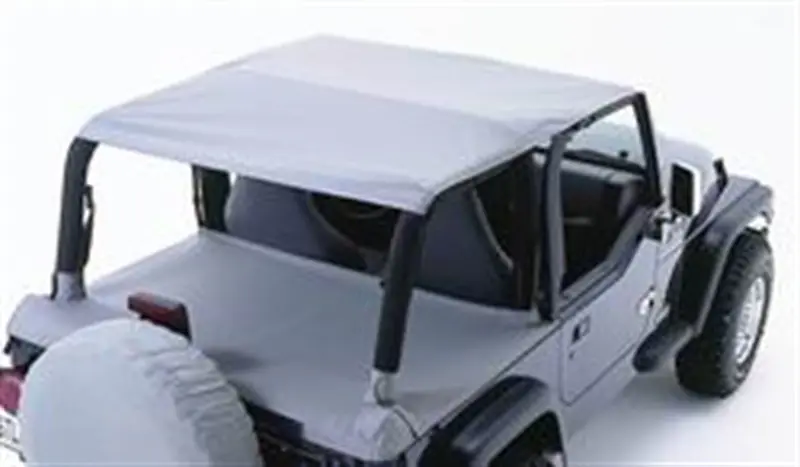 Smittybilt Mesh Extended Soft Top – Black Replacement For 2007–2009 Jeep Jk Wrangler 2-Door 1