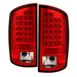 Spyder Auto Led Tail Light Assembly – Red/Clear Lens, Oem Bulb Compatible, Sold As Pair (5002570) 1