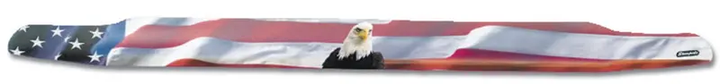 Stampede 2330-30 Vigilante Hood Protector – Premium Vinyl Shield With American Flag & Eagle Graphic 1