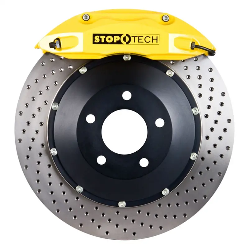 Stoptech Big Brake Kit – Rear Axle Upgrade With Two-Piece Slotted Rotors 1