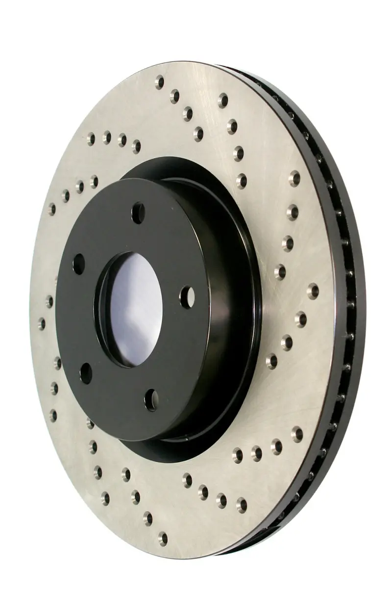 Stoptech Sport Cross-Drilled Rear Right Brake Rotor – Precision-Machined Performance Part 1