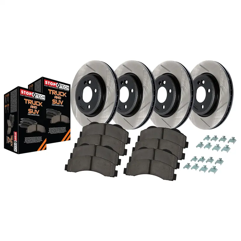 Stoptech Truck Axle Pack – Four-Wheel Slotted Brake Kit For Heavy-Duty Applications 1