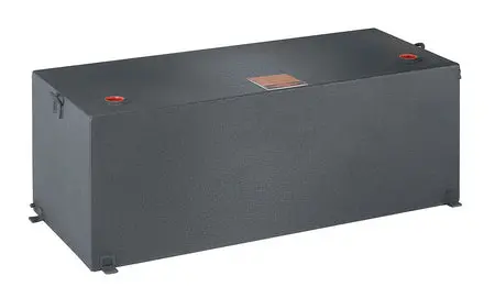 Trailfx Gloss Black Steel Fuel Tank – 98-Gallon Rectangular With Lockable Cap 1