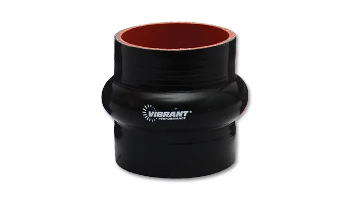 Vibrant Performance 2733 Four-Ply Hump Hose Coupler — 2.75" Id × 3" Length, Black 1