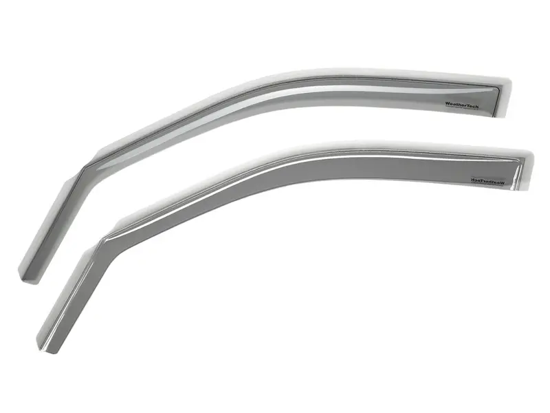 Weathertech 70275 Light Smoke Side Window Deflectors — Front Mount 1