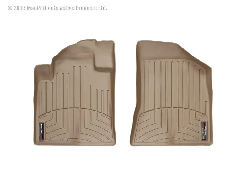 Weathertech Digitalfit Floor Liners – Tan, Front Row, Laser-Scanned For Exact Vehicle Fit 1
