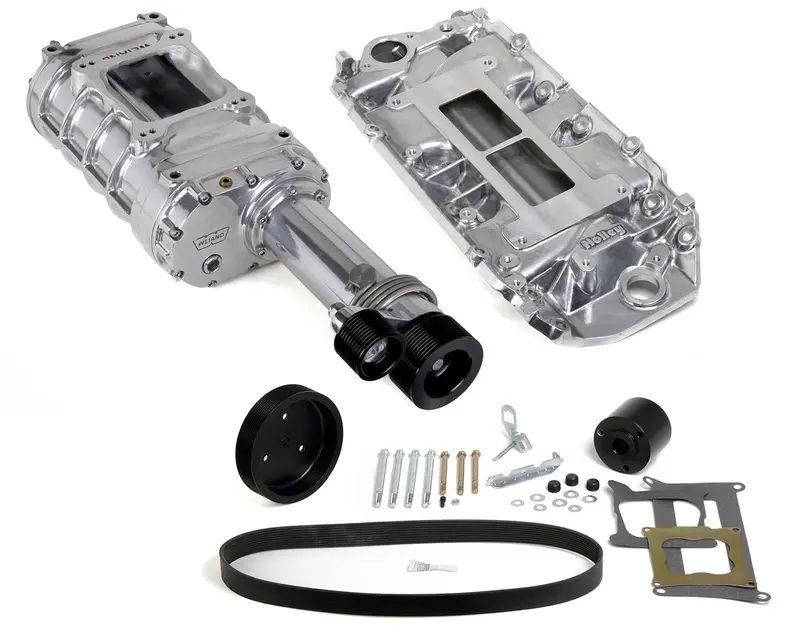 Weiand 7751-1 Pro-Street Supercharger System – Bolt-On Forced Induction Kit For V8 Applications 1