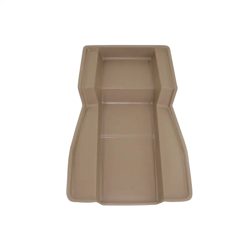 Westin Sure-Fit Floor Liner – Tan Rear Mat For Vehicles With Bucket Seats And Center Aisle (Model 72-130006) 1